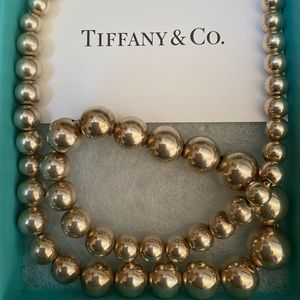 TIFFANY HardWear Graduated Ball Silver Necklace sterling